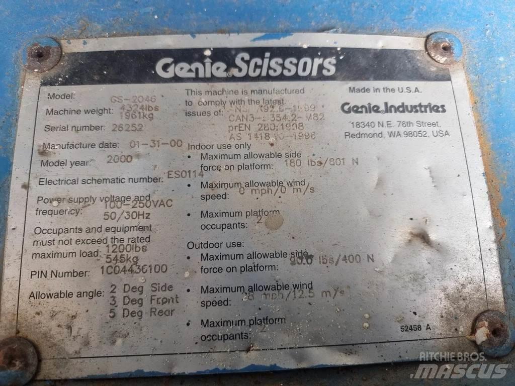 Genie GS2046 Škaraste platforme