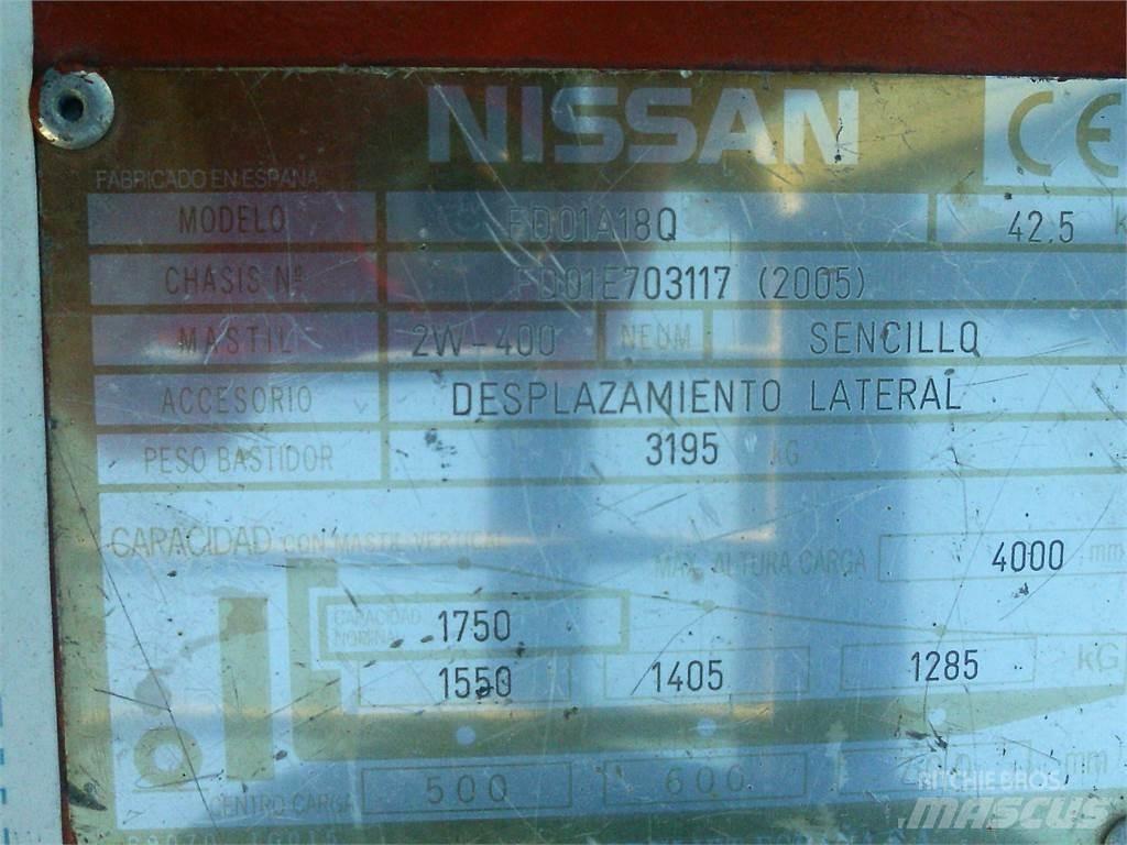 Nissan FD01A18Q Dizelski viličari