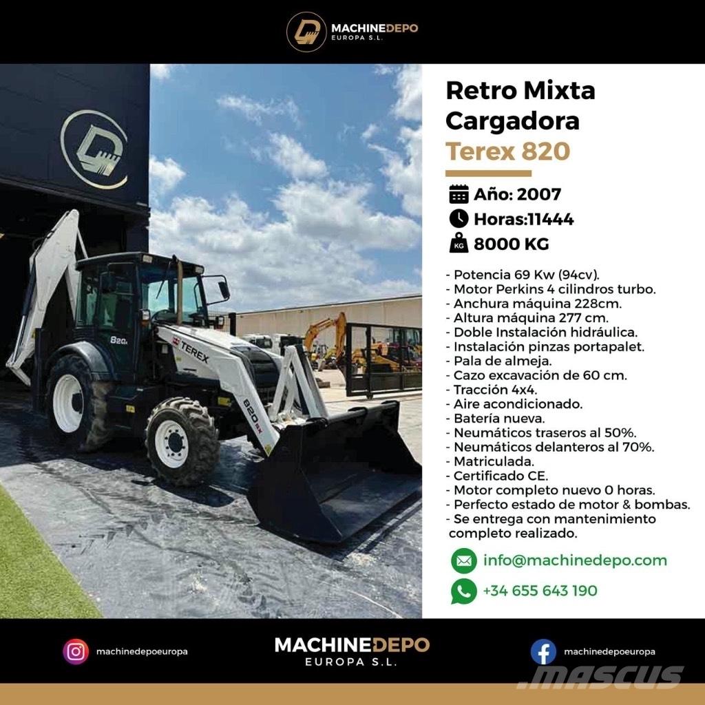 Terex 820 Utovarni rovokopači