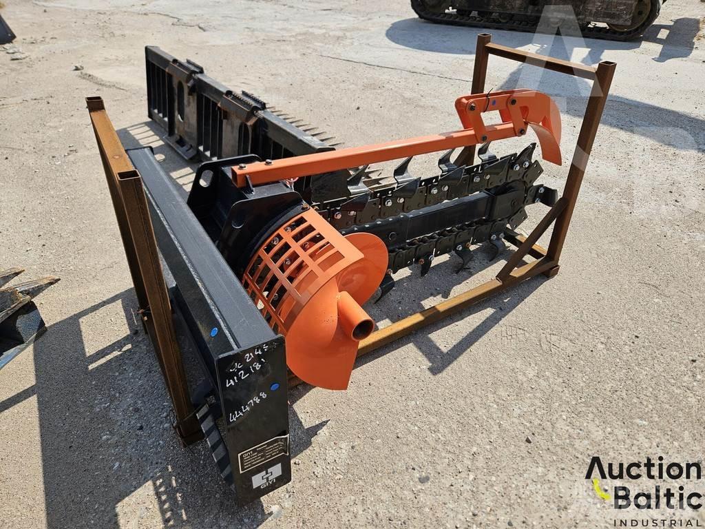  Giyi Y-D380 Rovokopači freze za kanale Trenčeri