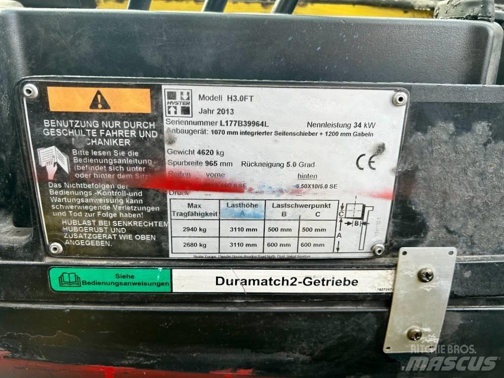 Hyster H 3.0 FT Dizelski viličari