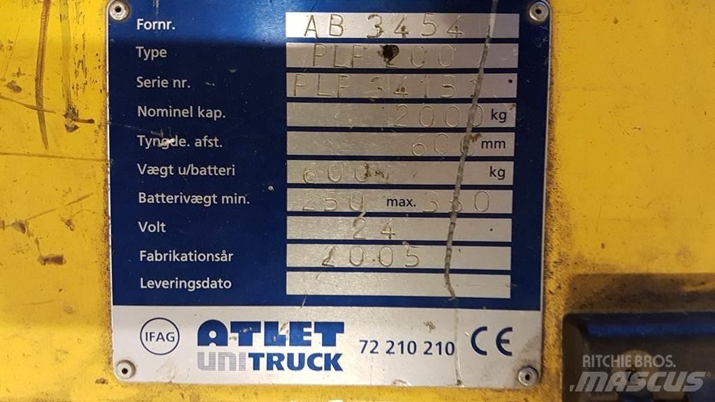 Atlet PLP200 Nisko podizni električni viličar