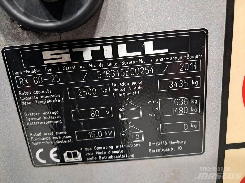 Still RX60-25 Električni viličari