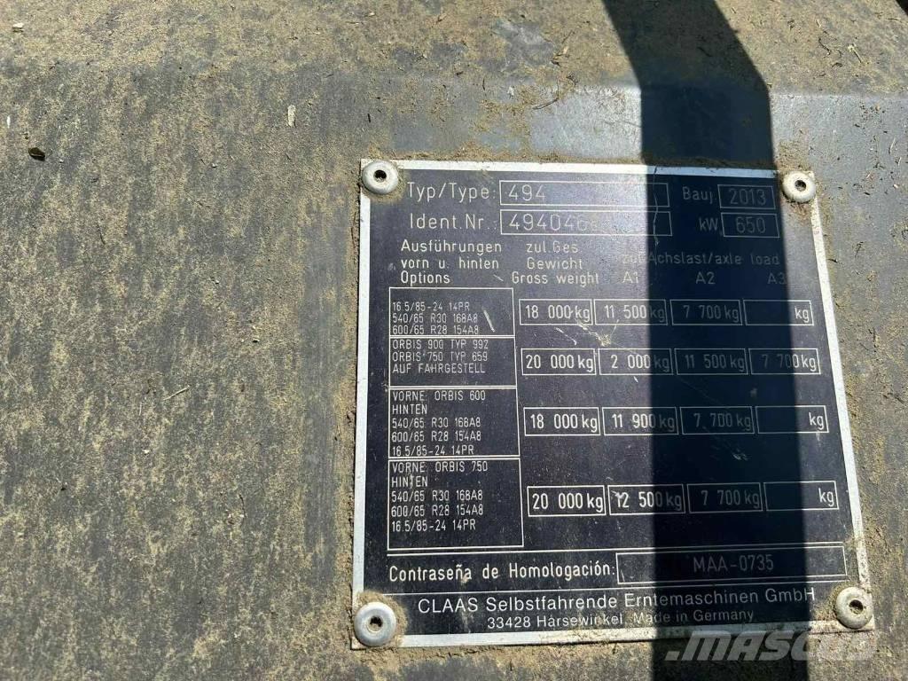 CLAAS Jaguar 980 Strojevi za krmu na vlastiti pogon