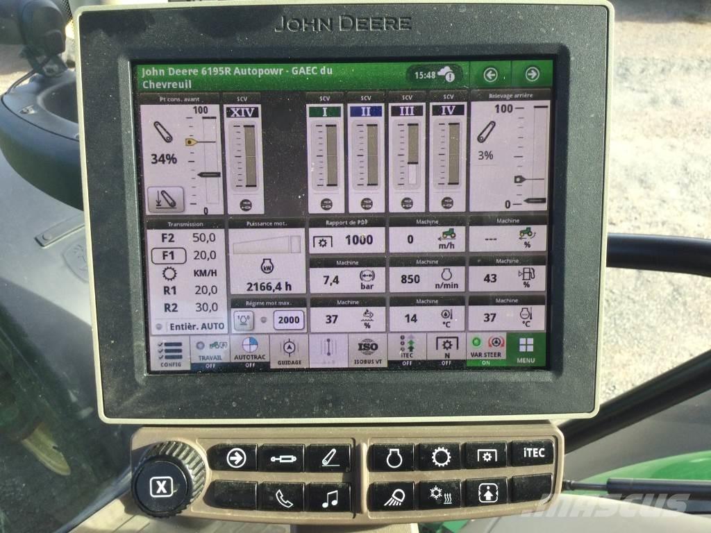 John Deere 6195R Traktori