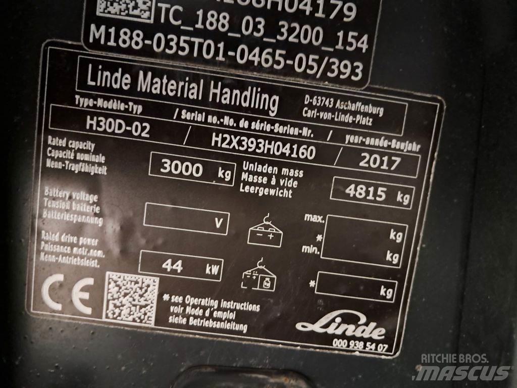 Linde H30D-02 Dizelski viličari