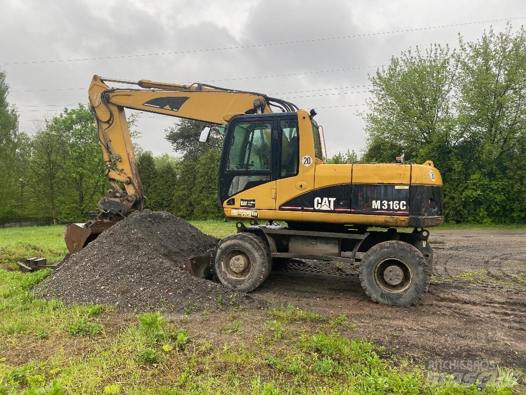 CAT M 316 C Bageri na kotačima