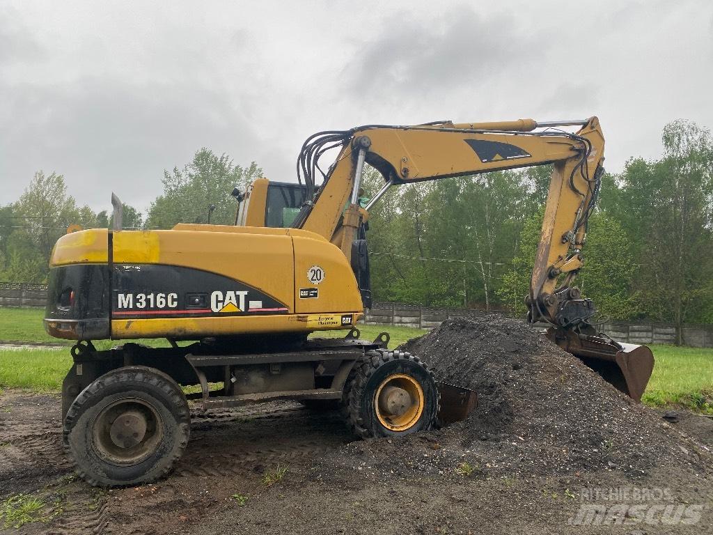 CAT M 316 C Bageri na kotačima