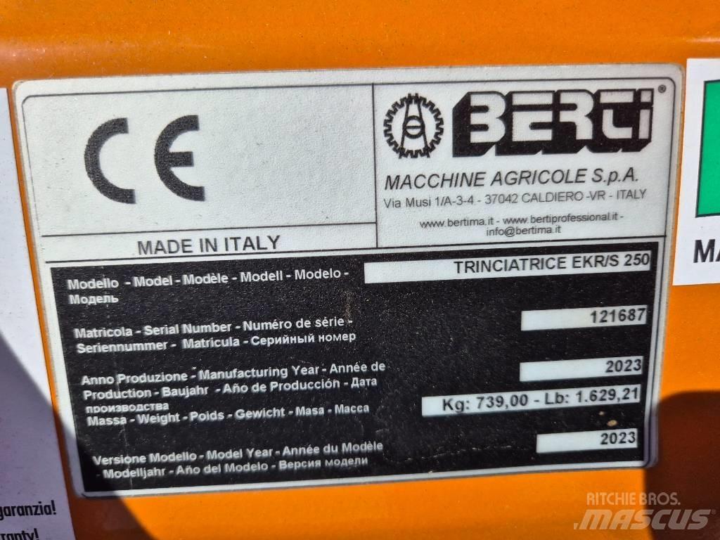 Berti EKR-S 250 Kosilice za pašnjak