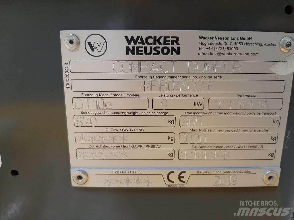 Wacker Neuson DT10e Demperi na gusjenice