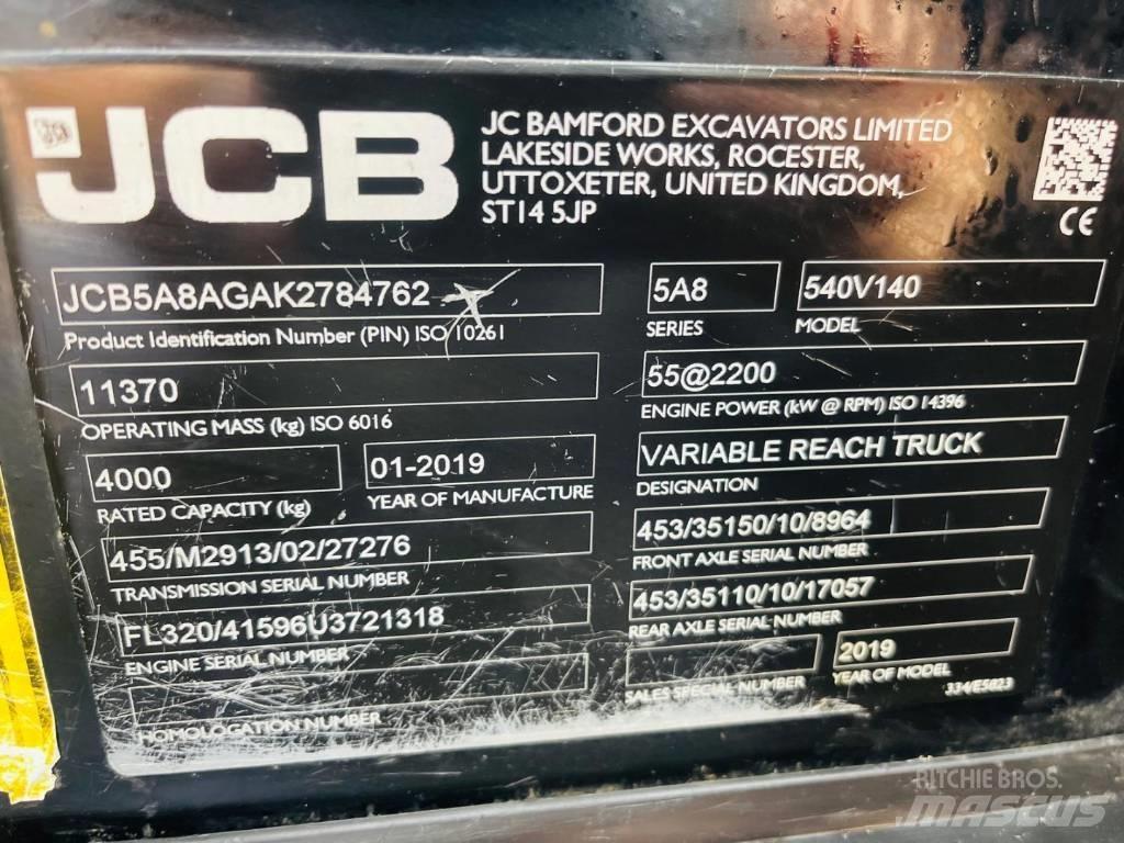 JCB 540-140 Teleskopski viličari