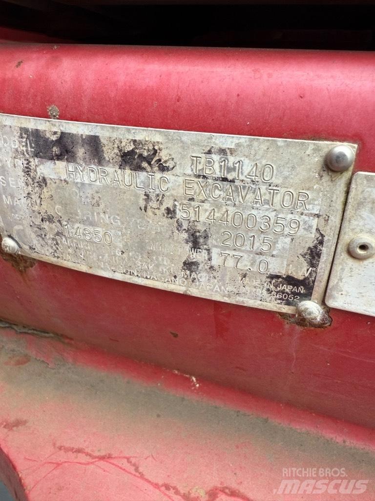 Takeuchi TB 1140 Bageri gusjeničari