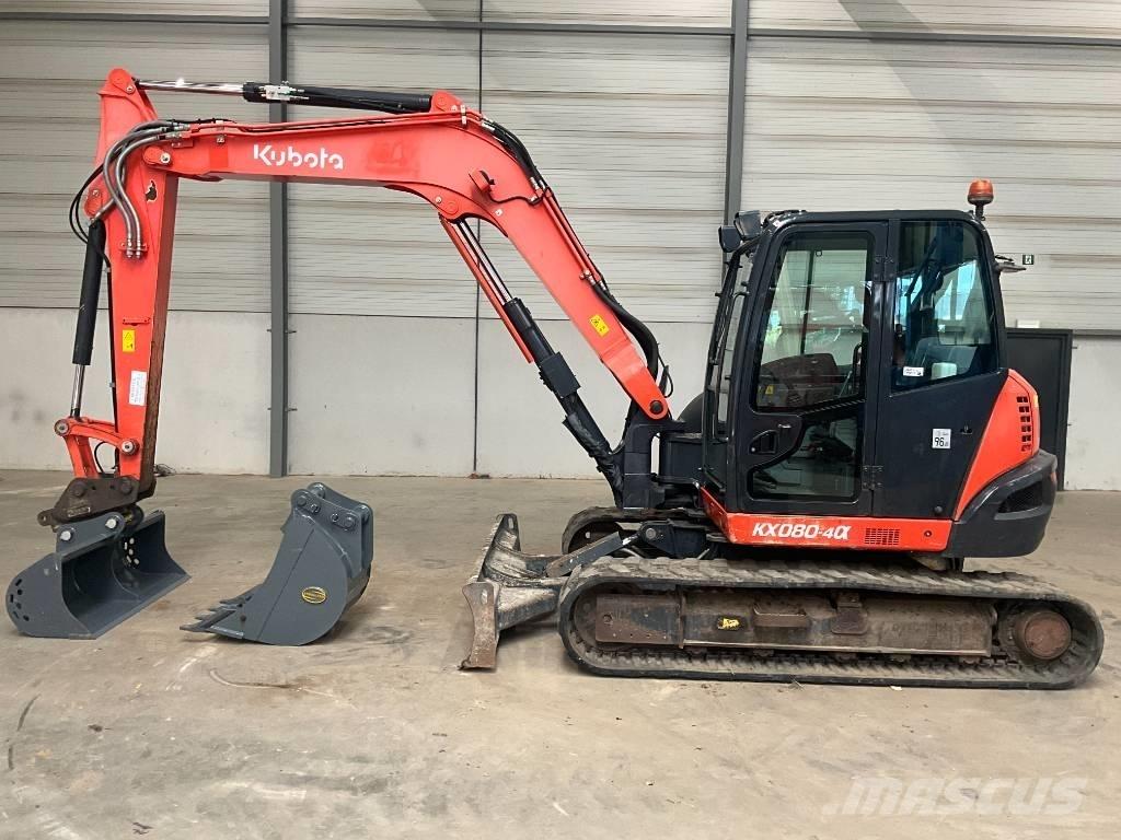 Kubota KX 080-4 A Midi bageri 7t – 12t