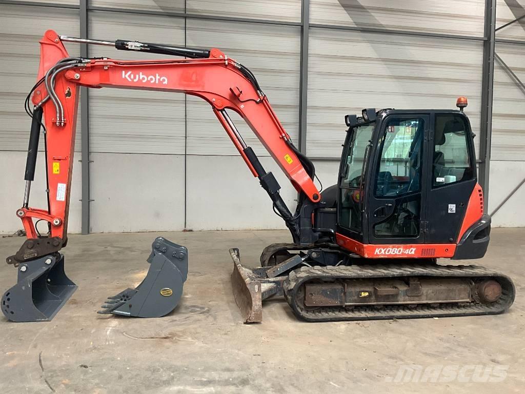 Kubota KX 080-4 A Midi bageri 7t – 12t
