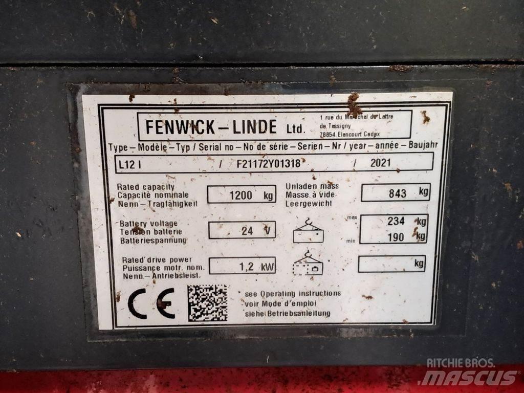 Linde L12I Ručni električni viličar
