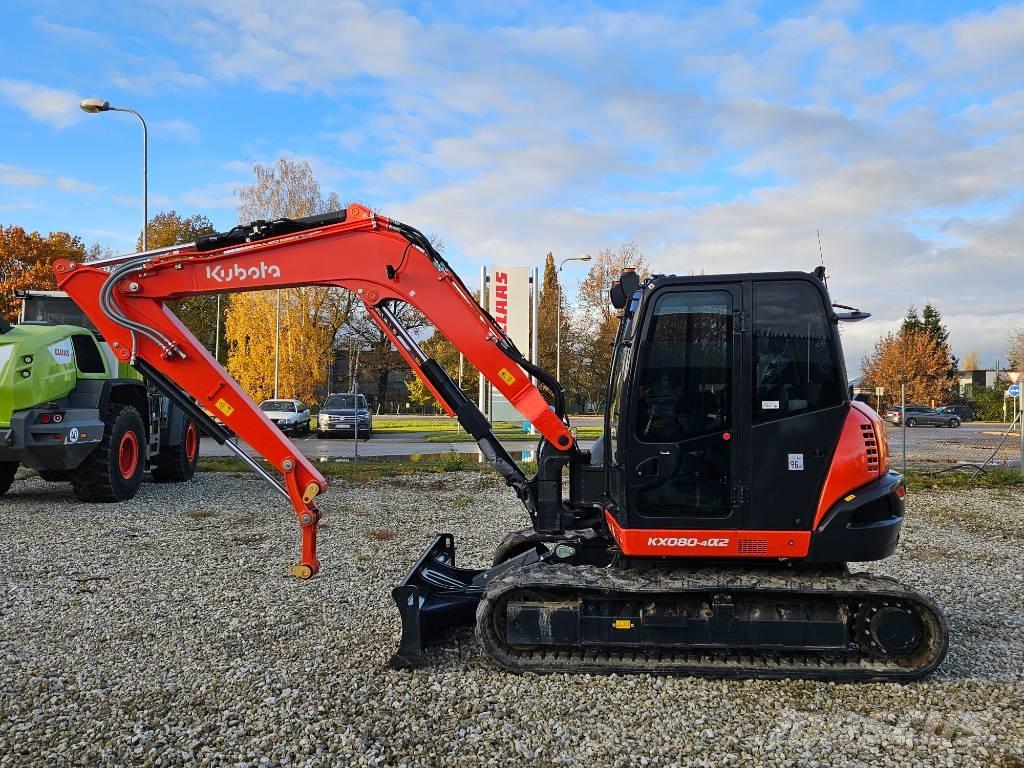 Kubota KX 080-4 Midi bageri 7t – 12t