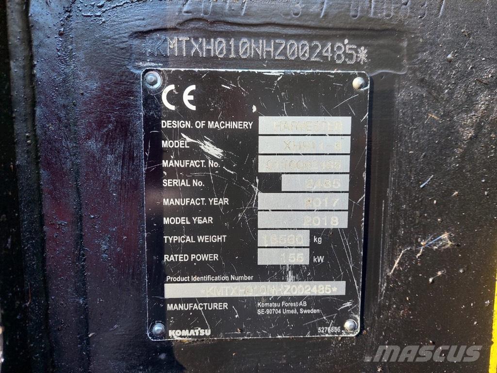 Komatsu 911 Harversteri