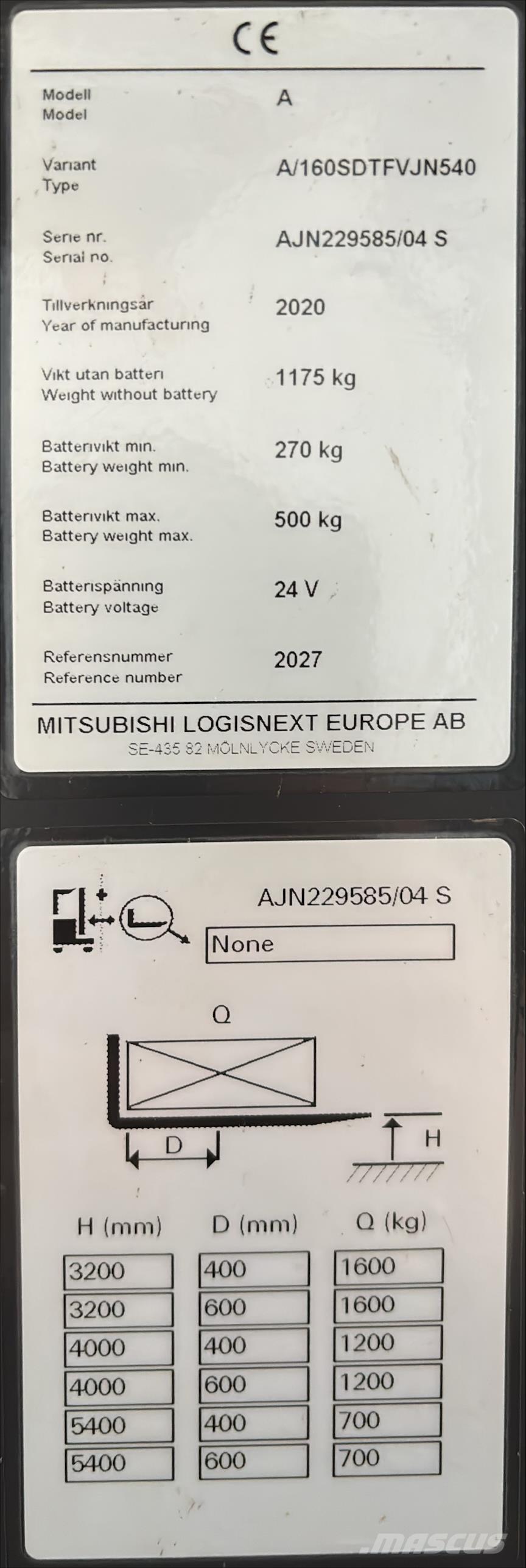 Atlet A160 Samopogonski ručni viličari