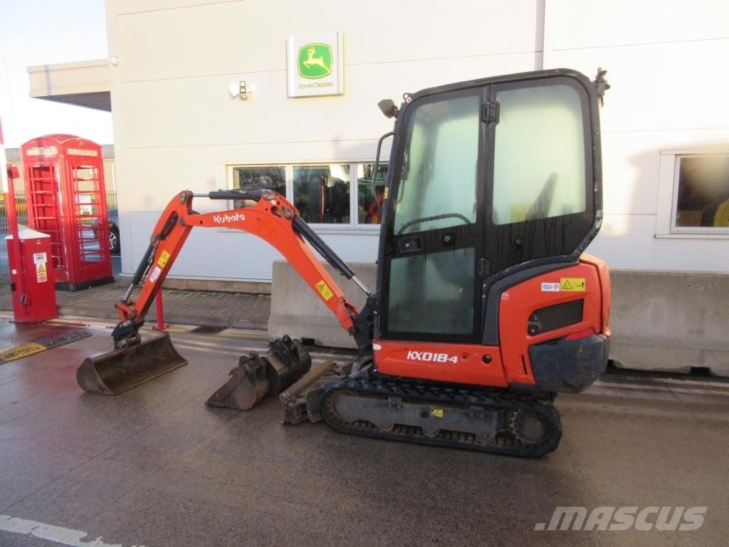 Kubota KX018-4 Bageri gusjeničari