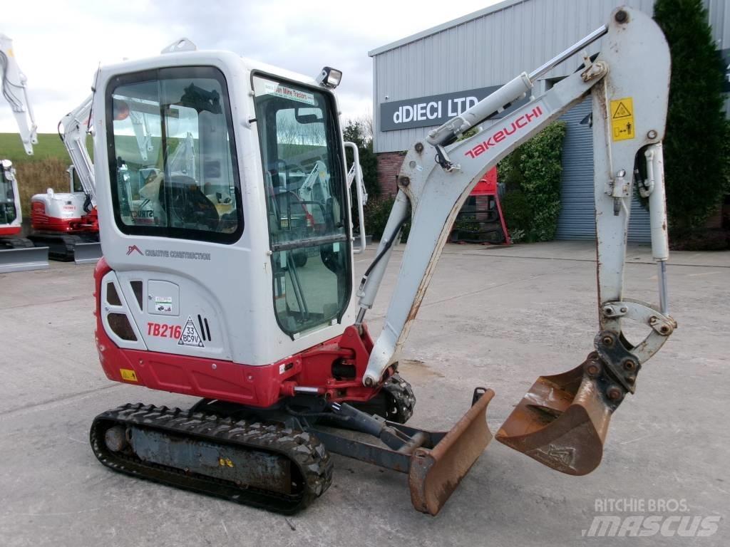 Takeuchi TB 216 Mini bageri <7t
