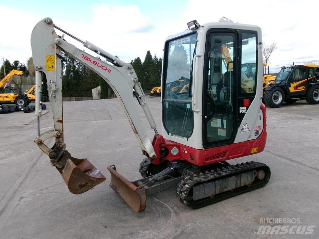 Takeuchi TB 216 Mini bageri <7t