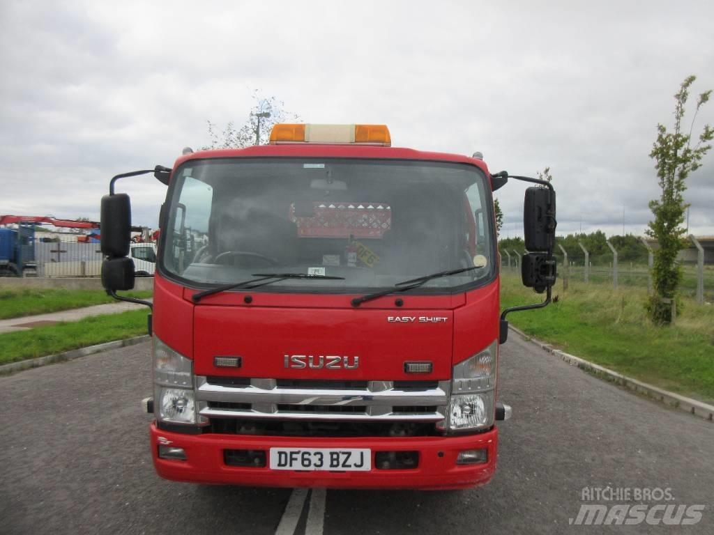 Isuzu N 75.190 Kamioni s ravnim pločom / vitlom