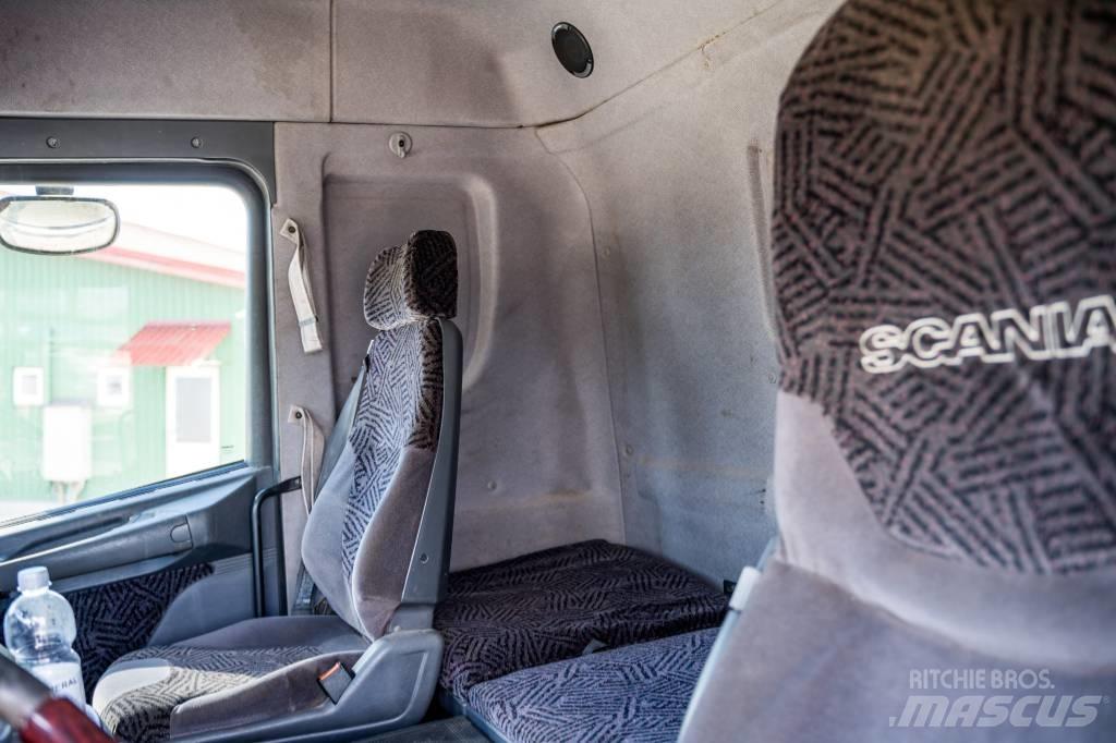 Scania R 144 GB Rol kiper kamioni s kukama za dizanje