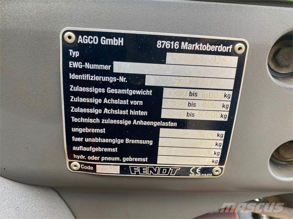 Fendt 930 Vario Traktori