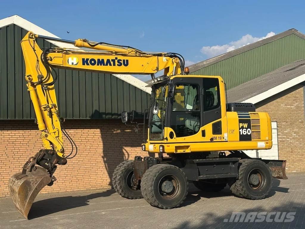 Komatsu PW160-8 Bageri na kotačima