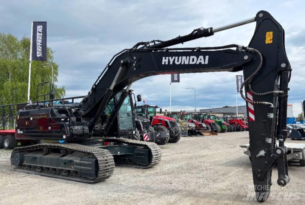 Hyundai HX 300 AL Bageri gusjeničari