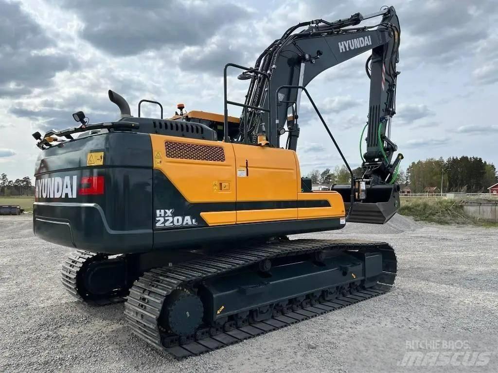 Hyundai HX 220 Bageri gusjeničari