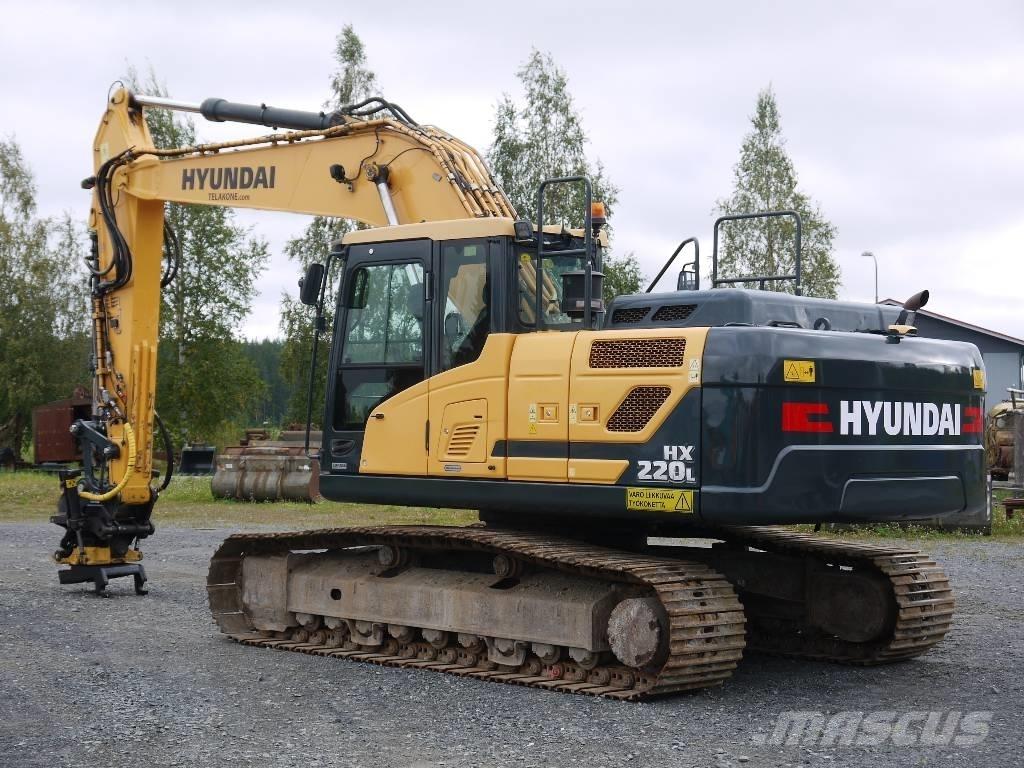 Hyundai HX 220 L Bageri gusjeničari