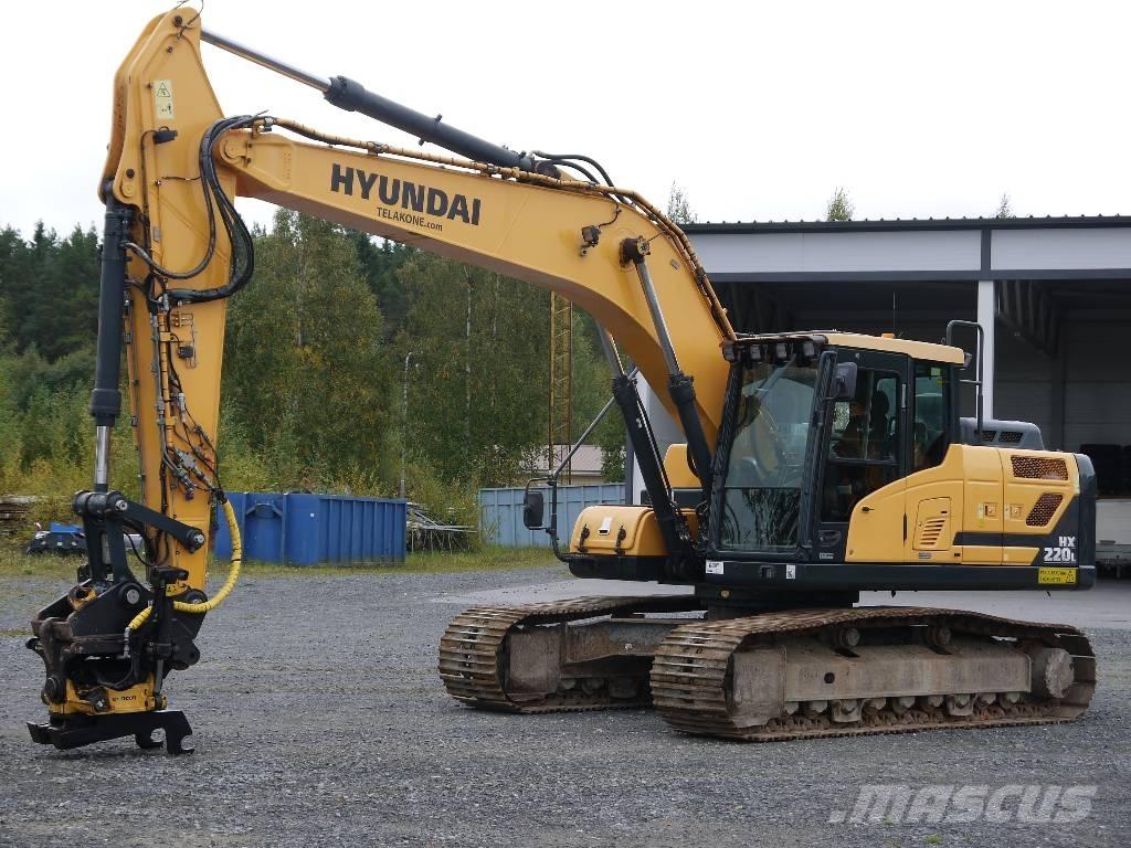 Hyundai HX 220 L Bageri gusjeničari