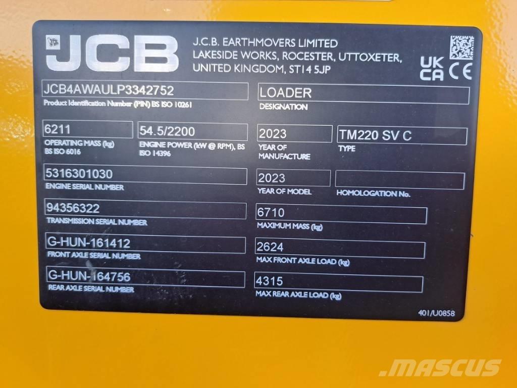 JCB TM 220 SV Utovarivači na kotačima