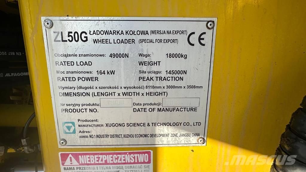 XCMG ZL 50 G Utovarivači na kotačima