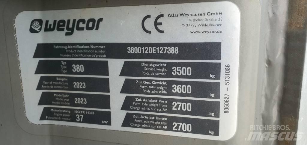Weycor AR 380 Utovarivači na kotačima