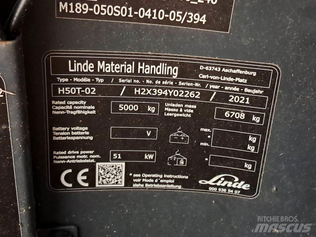 Linde H50T-02 Plinski viličari