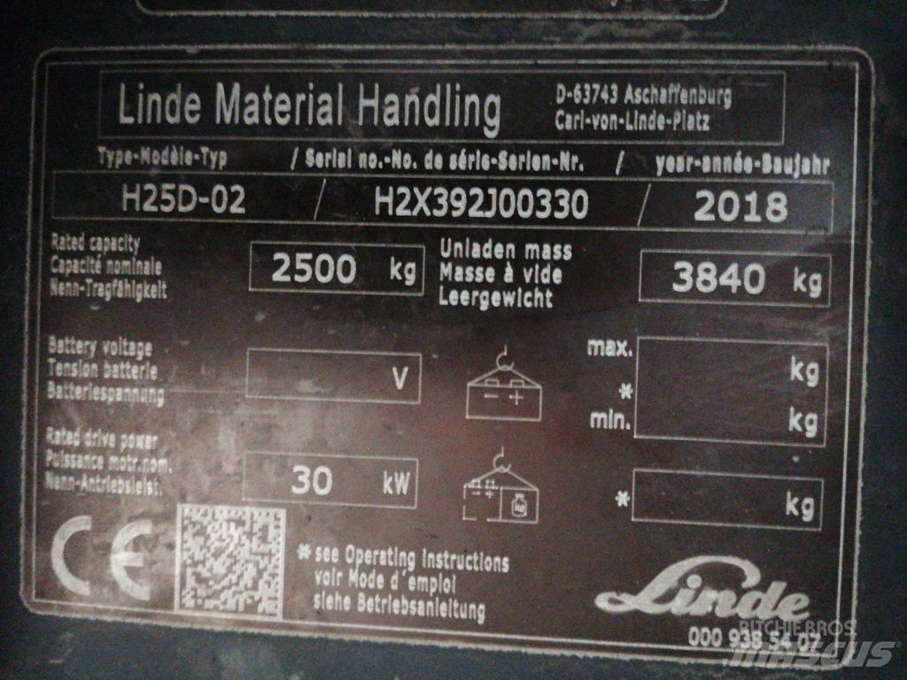 Linde H25D-02 Dizelski viličari