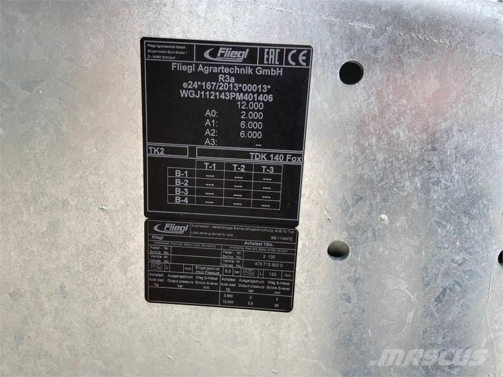 Fliegl TDK 140 FOX Poljoprivreda – ostalo