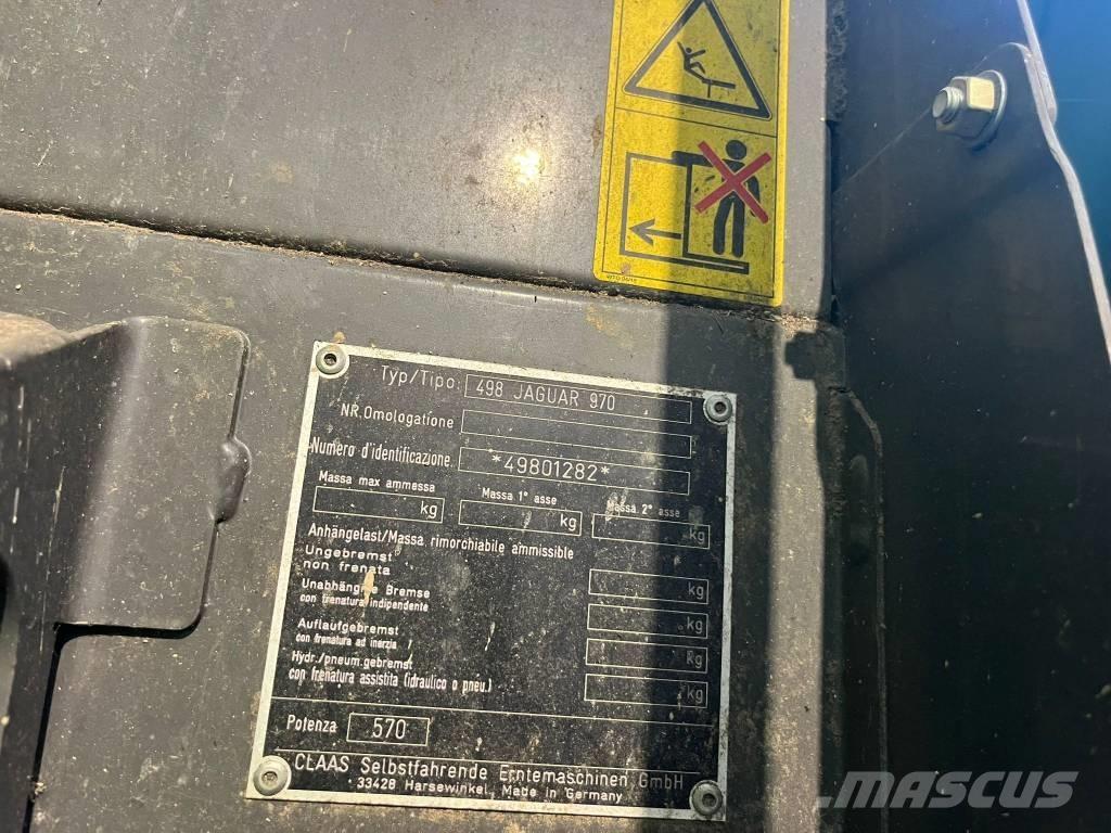 CLAAS Jaguar 970 Strojevi za krmu na vlastiti pogon