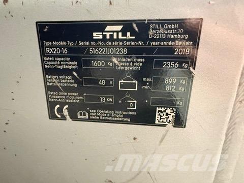 Still RX20-16 Električni viličari