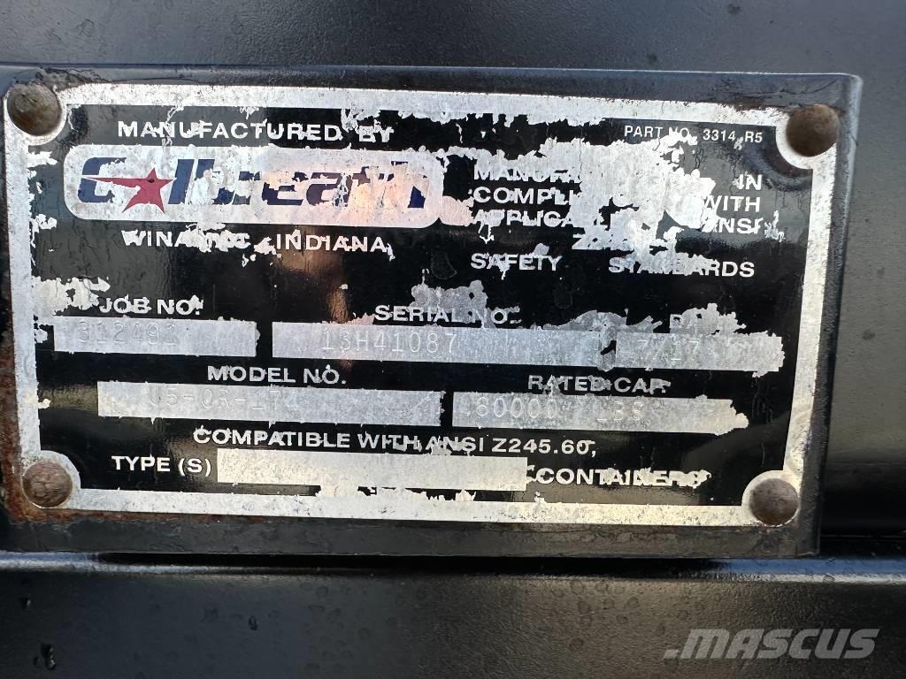 Mack GU813 Demontažnii kamioni za podizanje kabela