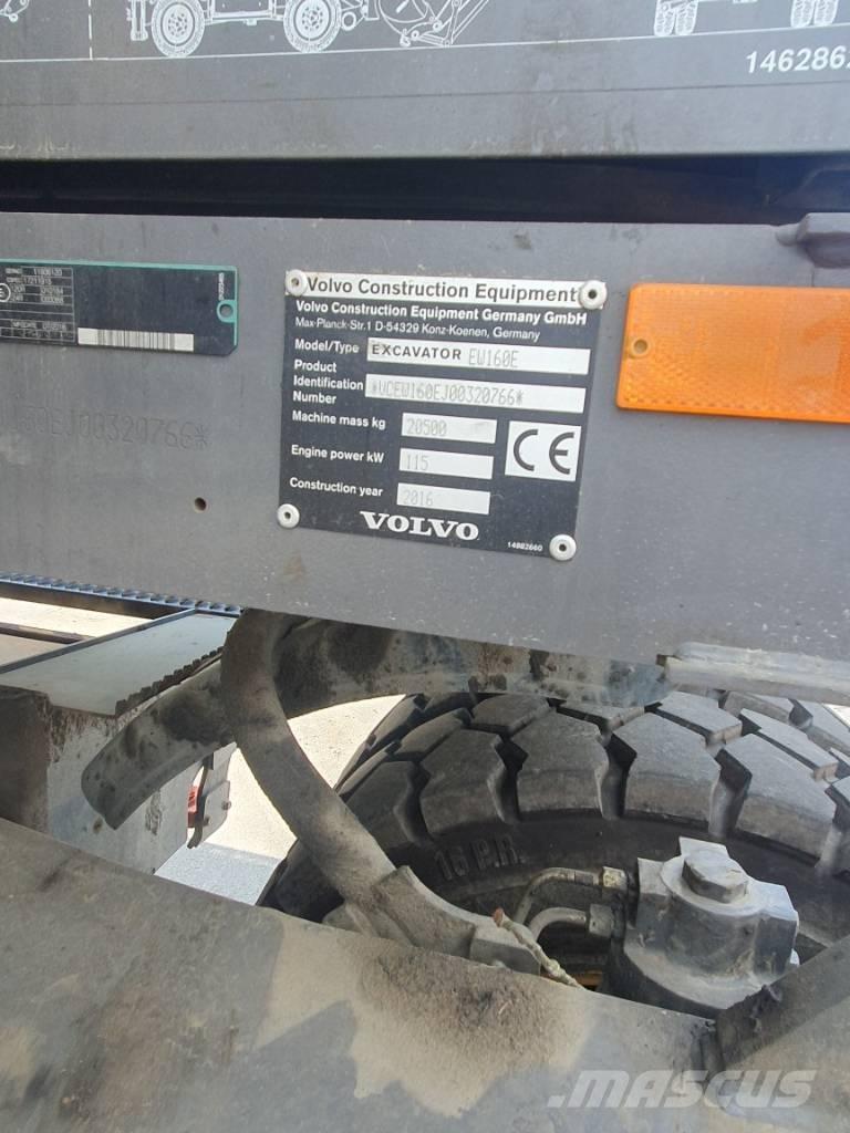 Volvo EW 160 E Bageri na kotačima