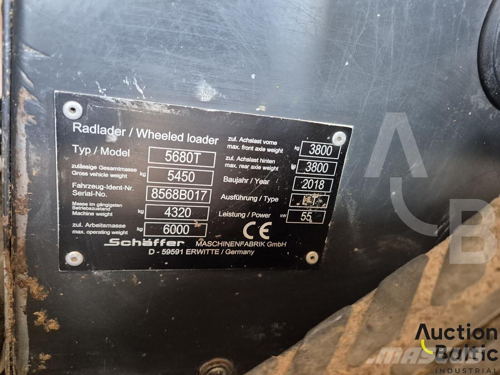 Schäffer 5680T Utovarivači na kotačima