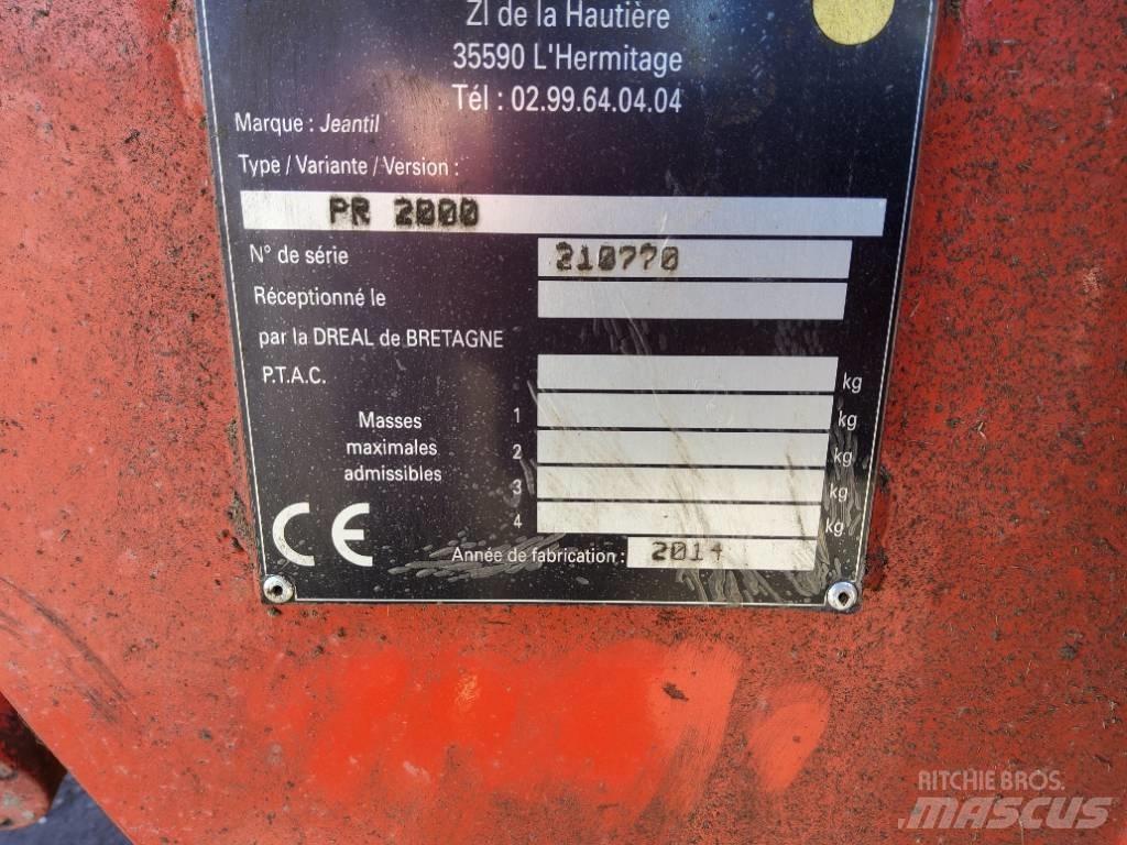 Jeantil PR 2000 Rezači za bale, rezači i mašine za odmotavanje bala