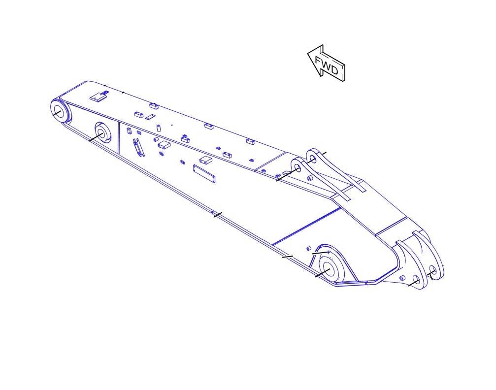 CAT 336 F L Boom I dipper ruke