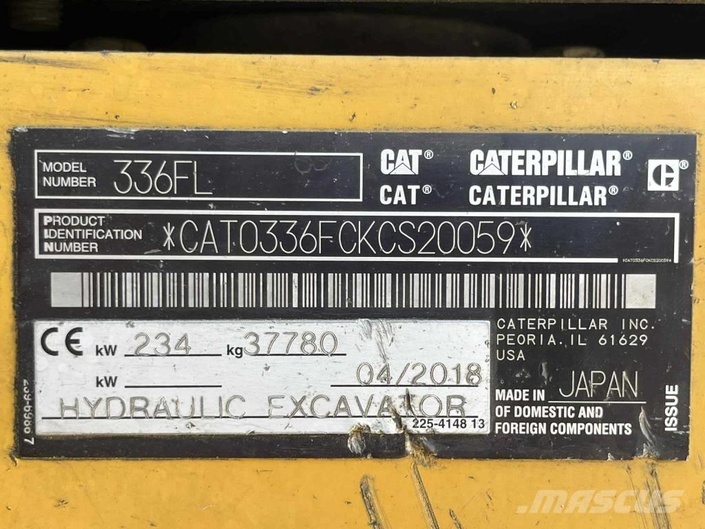 CAT 336 FL Bageri gusjeničari