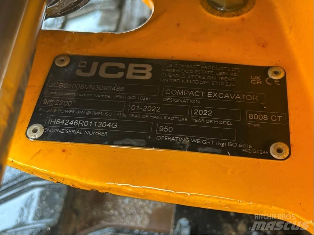 JCB MICRO 8008 Mini bageri <7t