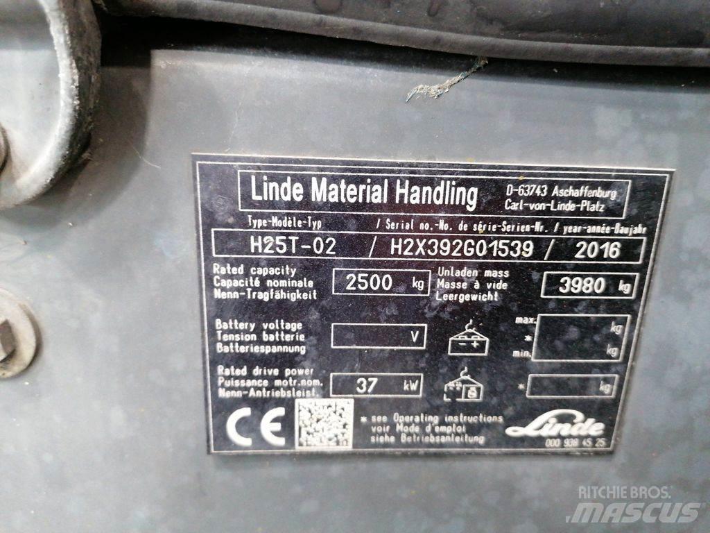 Linde H25T-02 Plinski viličari