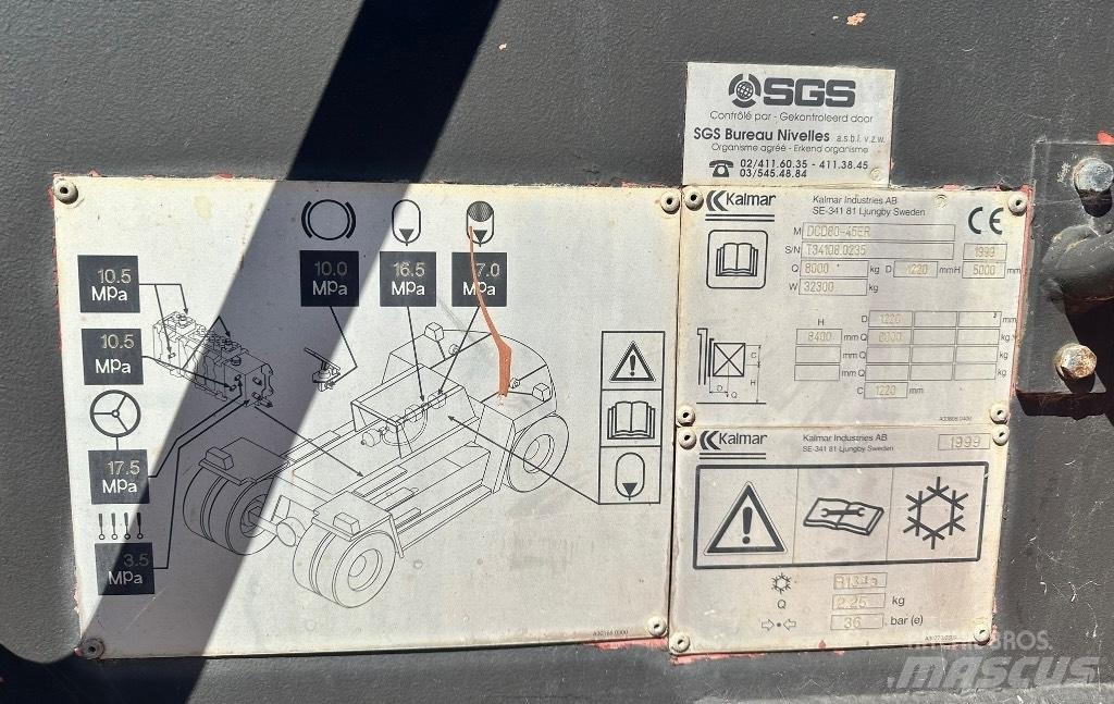 Kalmar DCD 80-45R Dizelski viličari